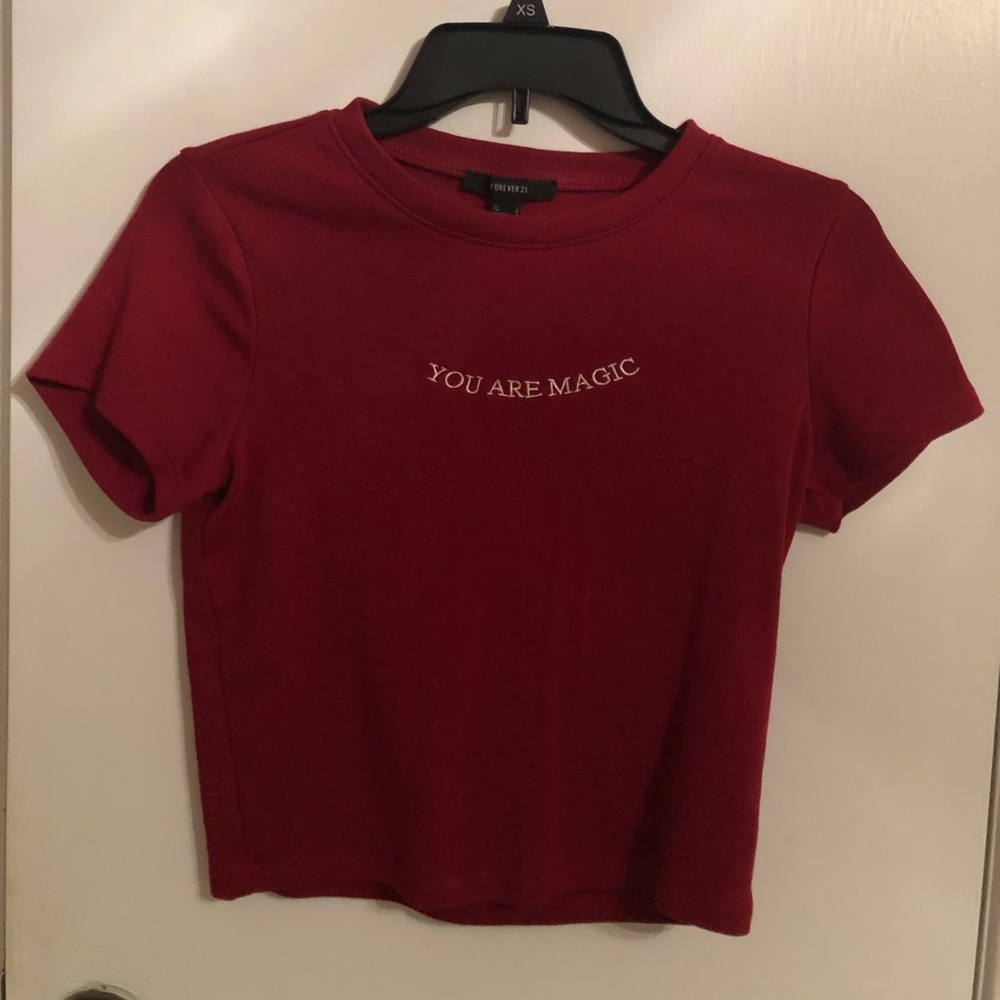 Red Crop Top